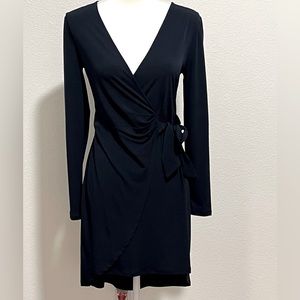 NEW! BCBG Navy Wrap hi/lo Dress! ⭐️
